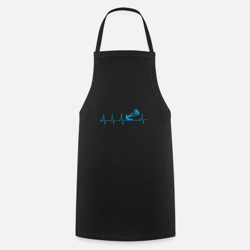 Kitsurfen Geschenk - Kochschürze - Schwarz