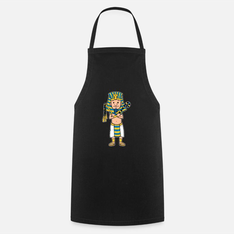 Idée cadeau pharaon égyptien roi pharaon - Tablier de cuisine - noir
