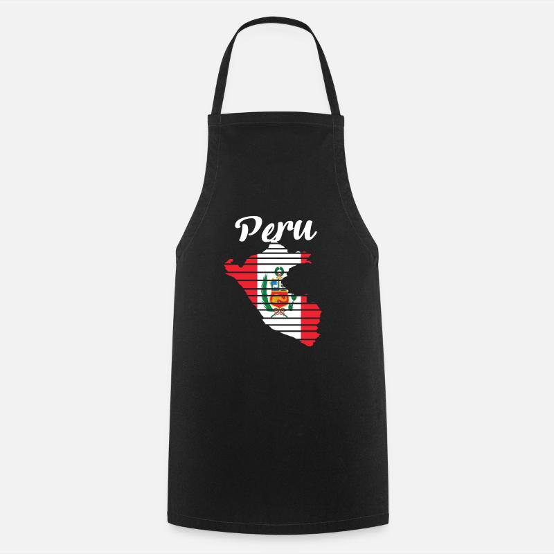 Pérou - Tablier de cuisine - noir