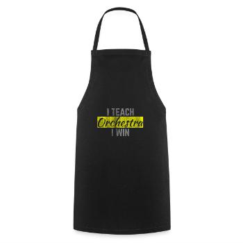 Orchestra Conductor - Cooking Apron - black - Front - AI Model Male 185 dark (185cm)