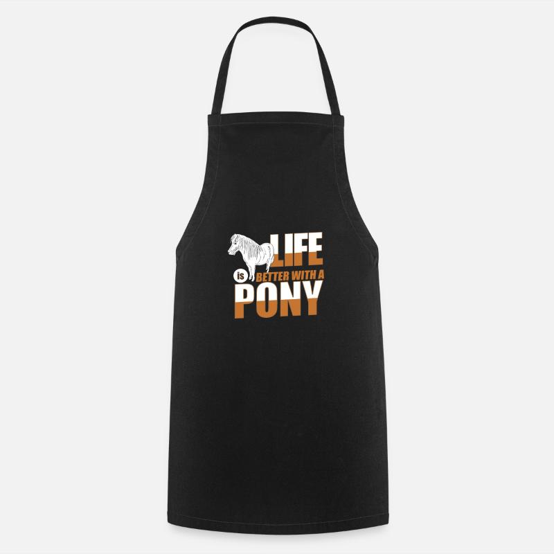 poney - Tablier de cuisine - noir