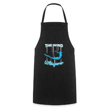 Vintage Funny Indoor Skydiving Gift for Skydivers - Cooking Apron - black - Front - AI Model Male 185 dark (185cm)