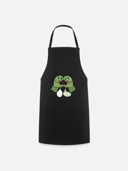 Glove Love Christmas Gift Winter Christmas Gifts - Cooking Apron - black