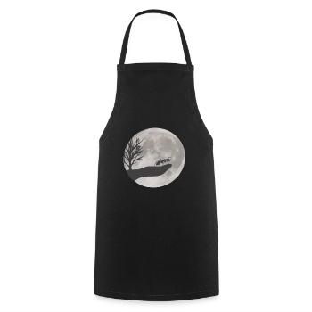 Dessin de fourmi - Tablier de cuisine - noir - Devant - AI Model Male 185 dark (185cm)