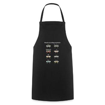 Funny Piano Teacher Student Musician Gift - Cooking Apron - black - Front - AI Model Male 185 dark (185cm)