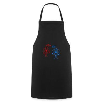 chemistry - Cooking Apron - black - Front - AI Model Male 185 dark (185cm)