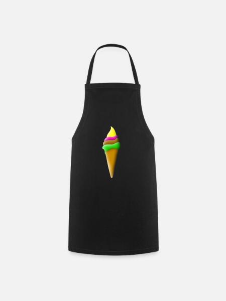 ice - Cooking Apron - black