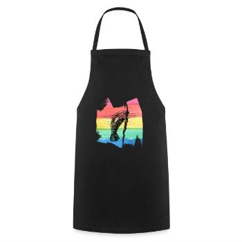 Walrus Seal Walrus Cow T Shirt - Cooking Apron - black - Front - AI Model Male 185 dark (185cm)