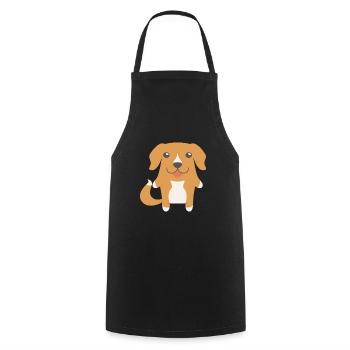 Toller Gift Idea - Kochschürze - Schwarz - Vorne - AI Model Male 185 dark (185cm)