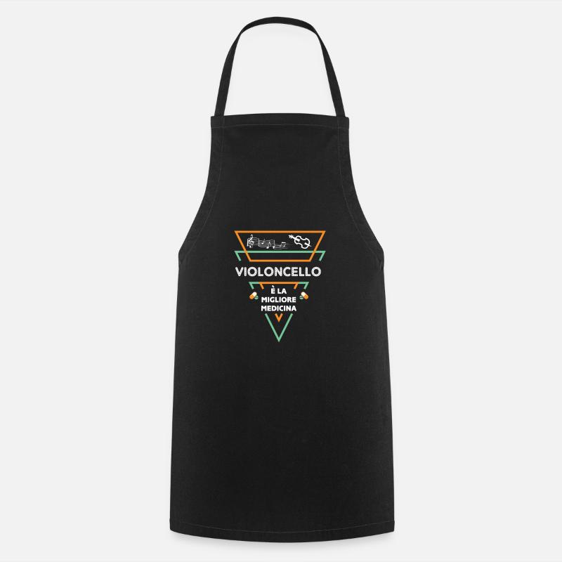 Cello Funny Gift Tool - Cooking Apron - black