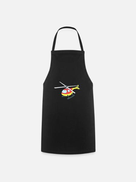 Helicopter - Kochschürze - Schwarz