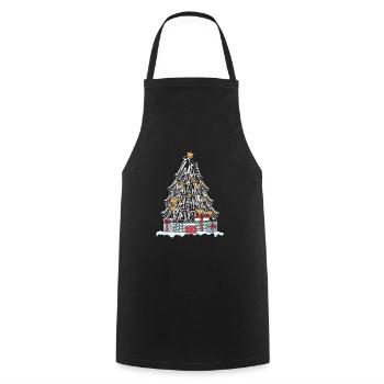 Craftsman Mechanic Tools Christmas Gift - Cooking Apron - black - Front - AI Model Male 185 dark (185cm)