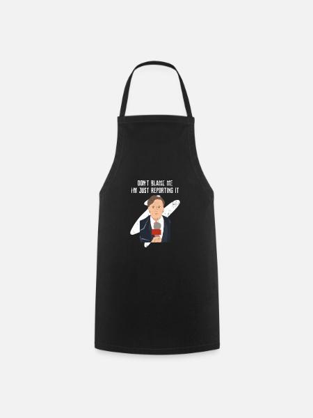Journaliste journaliste - Tablier de cuisine - noir