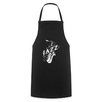 Jazz Klassik Musik Genre Geschenk - Kochschürze - Schwarz - Vorne - AI Model Male 185 dark (185cm)