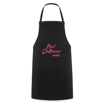 Best friend love relationship couple gift - Cooking Apron - black - Front - AI Model Male 185 dark (185cm)