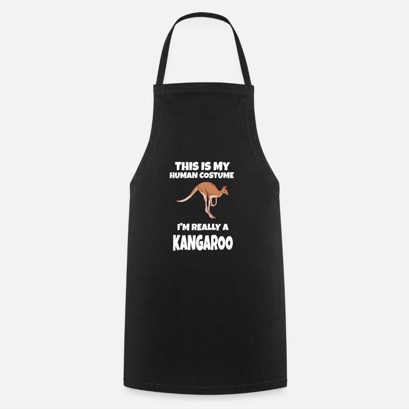 kangaroo - Cooking Apron - black