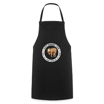 Running - Sloth Running Team - Tablier de cuisine - noir - Devant - AI Model Male 185 dark (185cm)