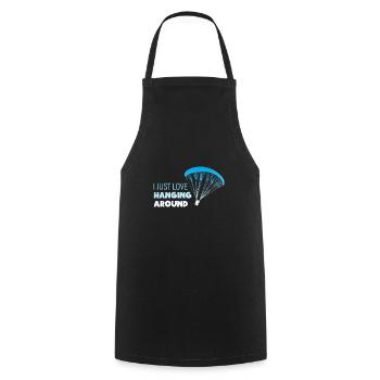 Paragliding - Kochschürze - Schwarz - Vorne - AI Model Male 185 dark (185cm)