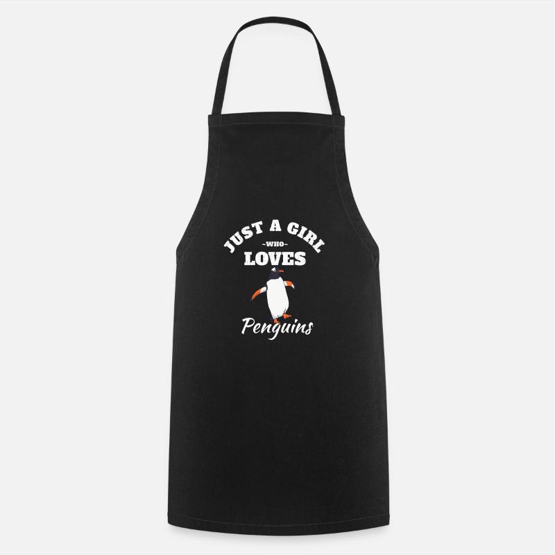 penguin - Cooking Apron - black