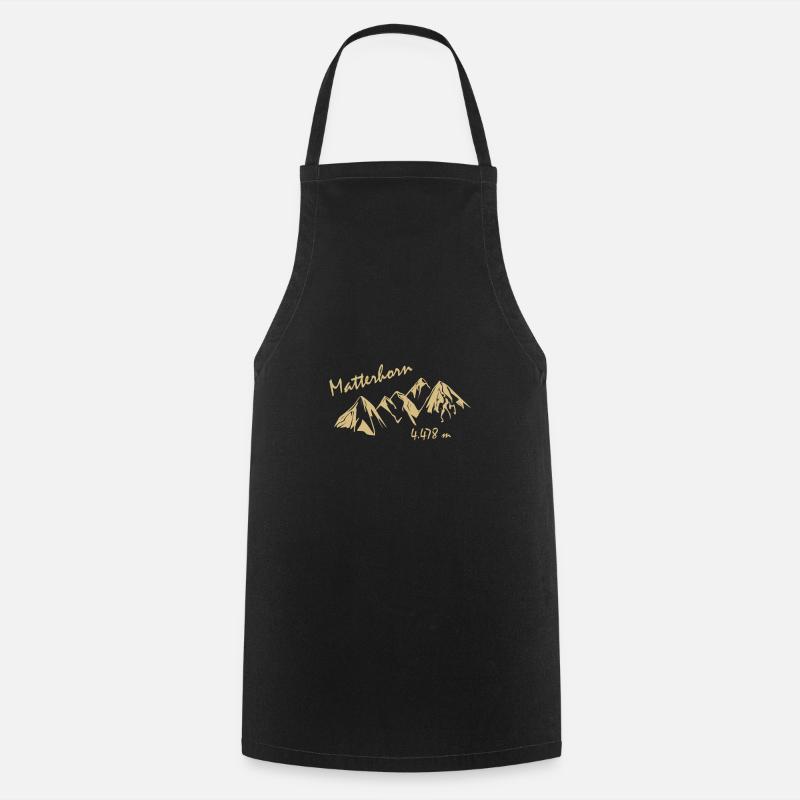 Cervin - Tablier de cuisine - noir