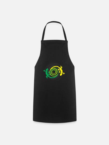 gecko - Tablier de cuisine - noir