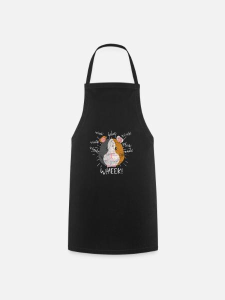 Guinea pig rodent - Cooking Apron - black