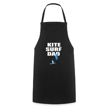 Kitesurfen Kite Surf Papa - Kochschürze - Schwarz - Vorne - AI Model Male 185 dark (185cm)