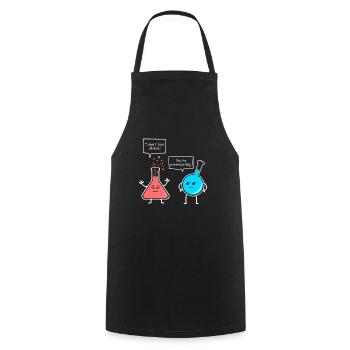 Chemist Science Funny Gift - Cooking Apron - black - Front - AI Model Male 185 dark (185cm)