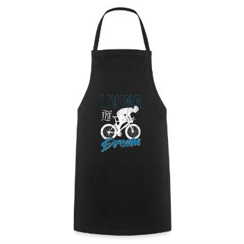 Cycling cycling - Cooking Apron - black - Front - AI Model Male 185 dark (185cm)