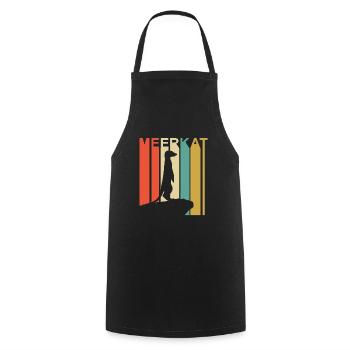 suricates - Tablier de cuisine - noir - Devant - AI Model Male 185 dark (185cm)