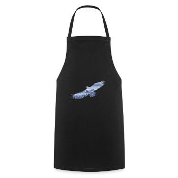 Soar like at Eagle - Cooking Apron - black - Front - AI Model Male 185 dark (185cm)