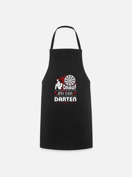 Dart T-Shirt - Kochschürze - Schwarz