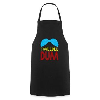 Tweedle Dum Carnaval Drôle De Dames After Ski - Tablier de cuisine - noir - Devant - AI Model Male 185 dark (185cm)
