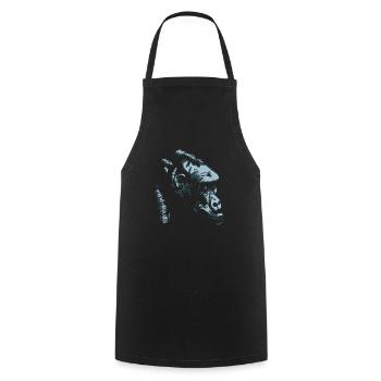 Gorilla with color effect - Cooking Apron - black - Front - AI Model Male 185 dark (185cm)