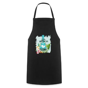 Latin Musik Dance American Festival T-Shirt Gift - Kochschürze - Schwarz - Vorne - AI Model Male 185 dark (185cm)