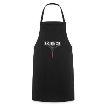 Science Wissenschaft Lehrer Schüler Geschenk Shirt - Kochschürze - Schwarz - Vorne - AI Model Male 185 dark (185cm)