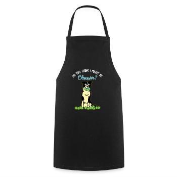 Border Collie Idée cadeau pour les propriétaires de chiens - Tablier de cuisine - noir - Devant - AI Model Male 185 dark (185cm)