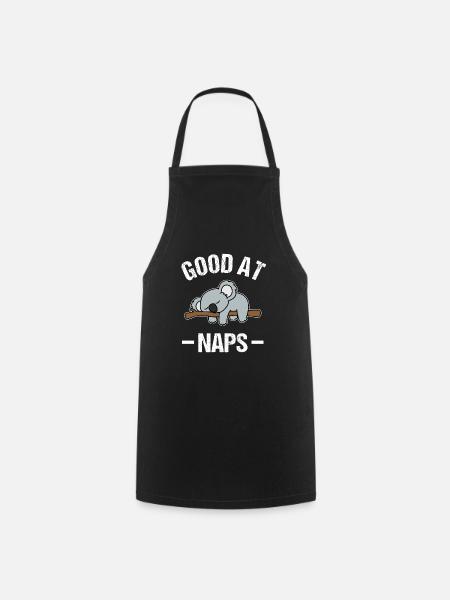 Koala Good At Naps - Kochschürze - Schwarz