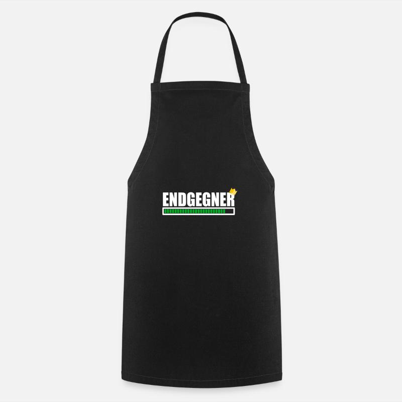 Endgegner - Kochschürze - Schwarz