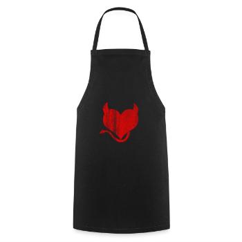 devil - Cooking Apron - black - Front - AI Model Male 185 dark (185cm)