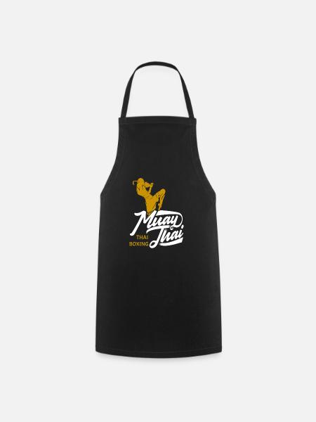 Muay Thai - Kochschürze - Schwarz