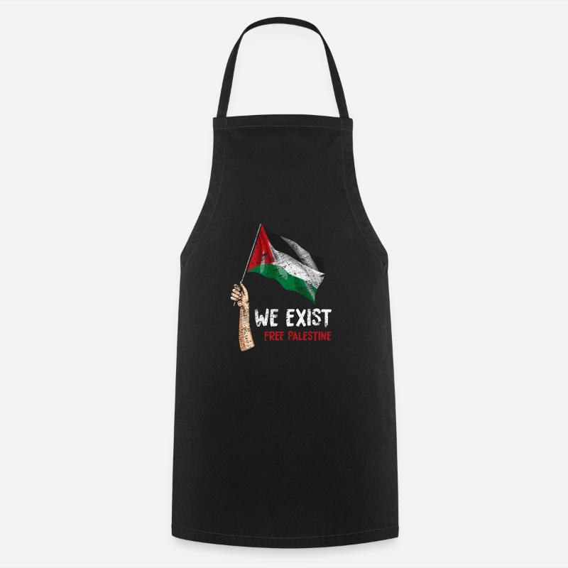 Palestine - Cooking Apron - black