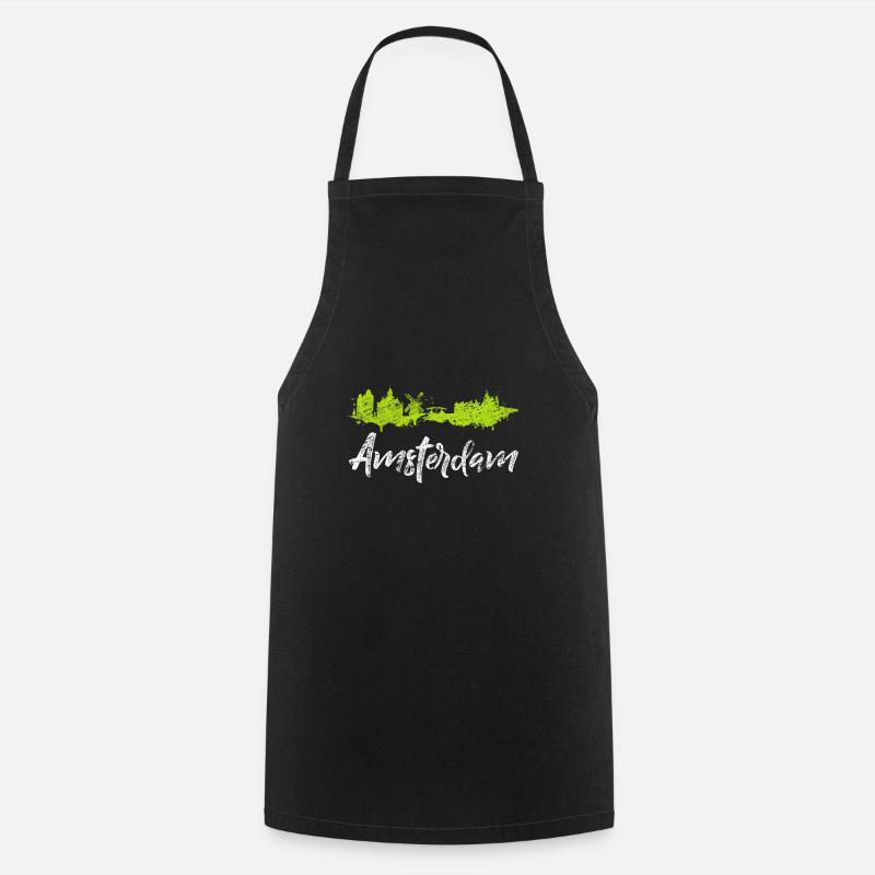 Amsterdam - Cooking Apron - black