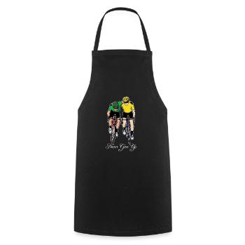bicycle - Cooking Apron - black - Front - AI Model Male 185 dark (185cm)