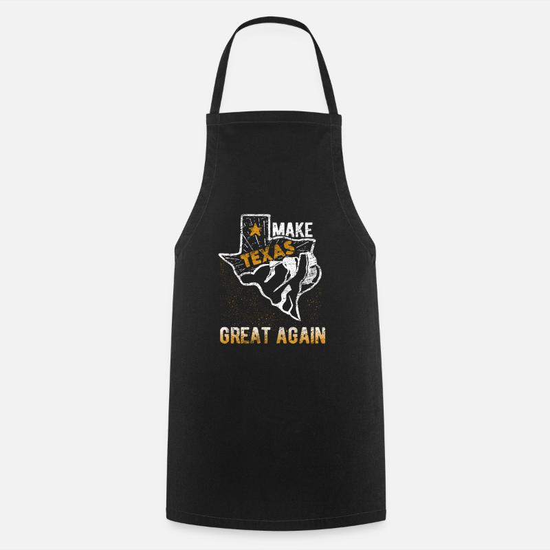 Texas - Tablier de cuisine - noir