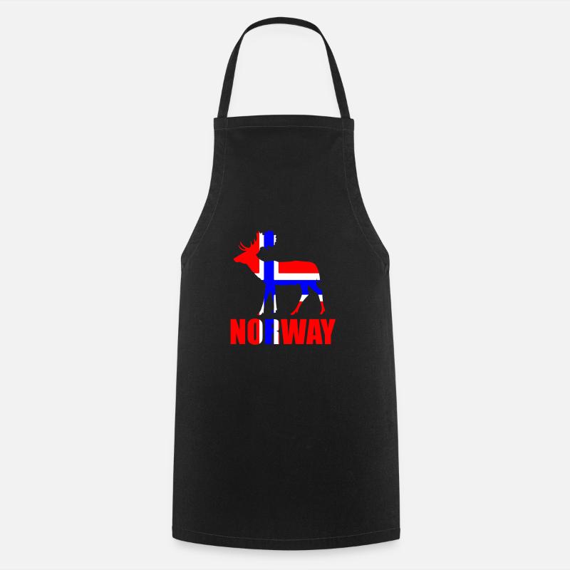 Norway - Cooking Apron - black