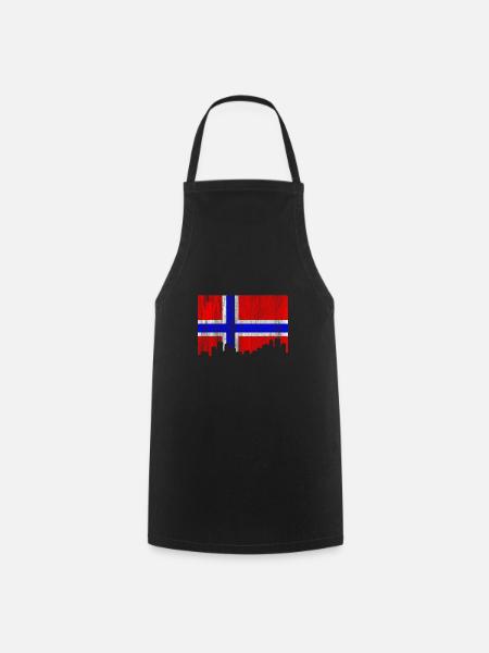 Norway - Cooking Apron - black