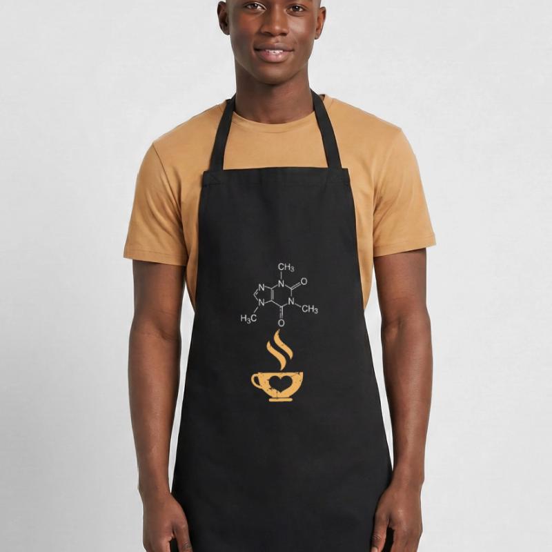 Caffeine Molecule Coffee Science Nerd Cooking Apron