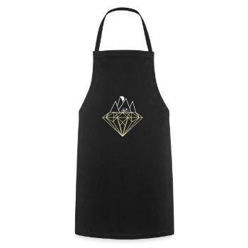Vélo de course diamant - Tablier de cuisine - noir - Devant - AI Model Male 185 dark (185cm)