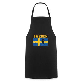 Eishockey - Kochschürze - Schwarz - Vorne - AI Model Male 185 dark (185cm)